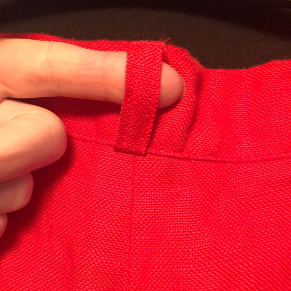 Pretty Red Designer Shorts by Jennifer Moore made in Bulgaria - Picture 4 of 9